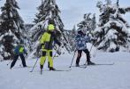 Lyžařský kurz čtvťáků - 1. den Erlebachově boudě